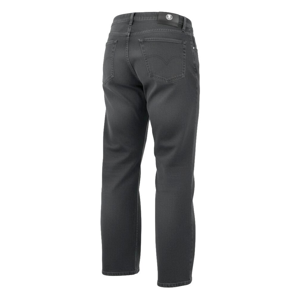 Versace Jean Couture Signature Luxury Denim Jeans Jet Black Cotton Size 40x30